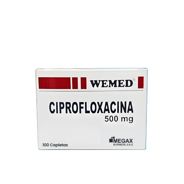 Ciprofloxacina 500mg 100 Capletas MEGAX